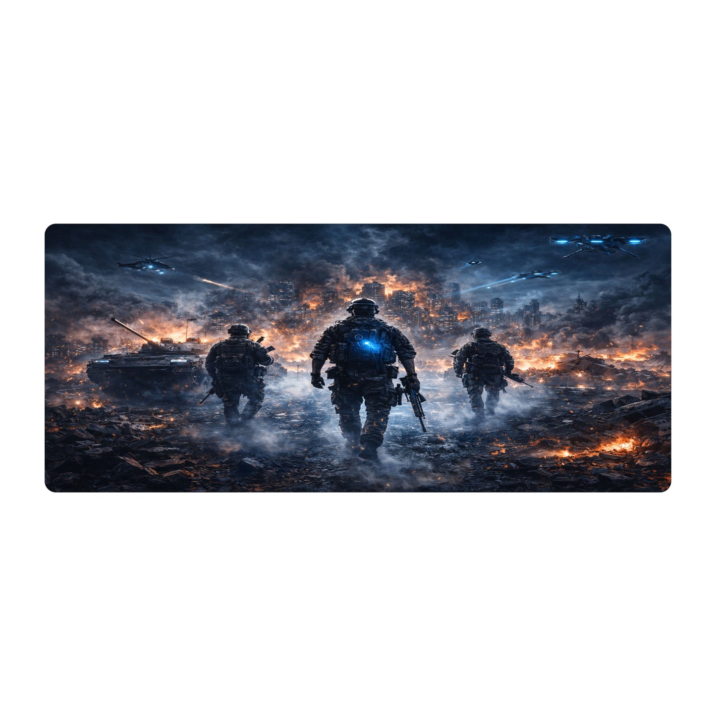 Gaming Musmatta 90x40cm Krigszon