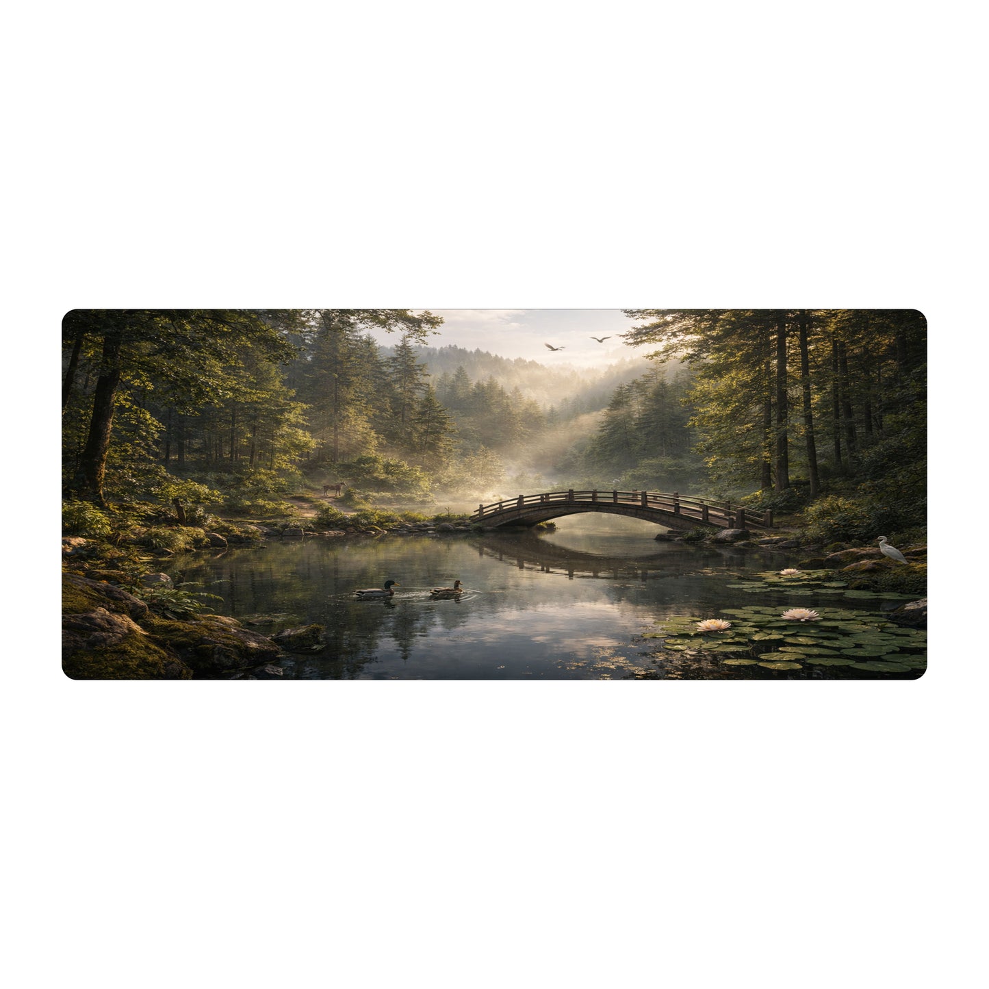 Gaming Musmatta 90x40cm Skog