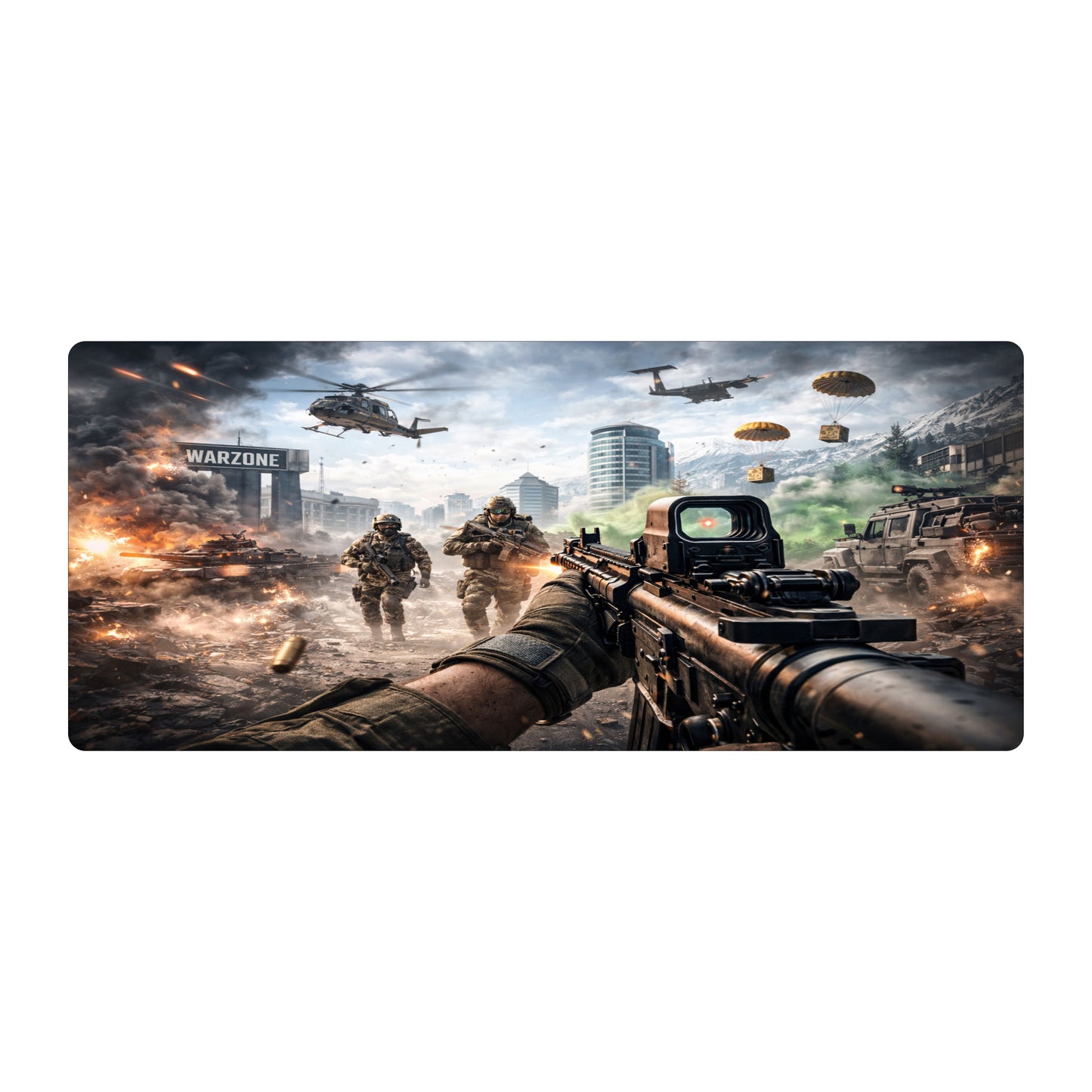 Gaming Musmatta 90x40cm Warzone II